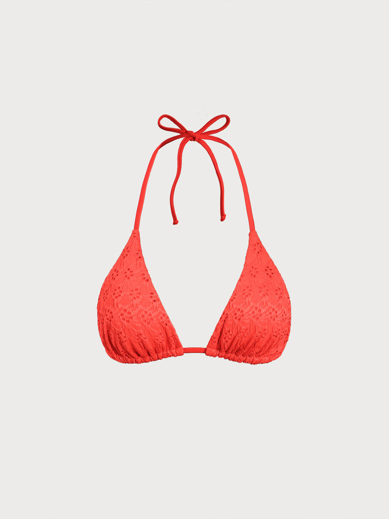 Women Knitted Polyester Bikini Tops Sustainable Bikinis - BERLOOK