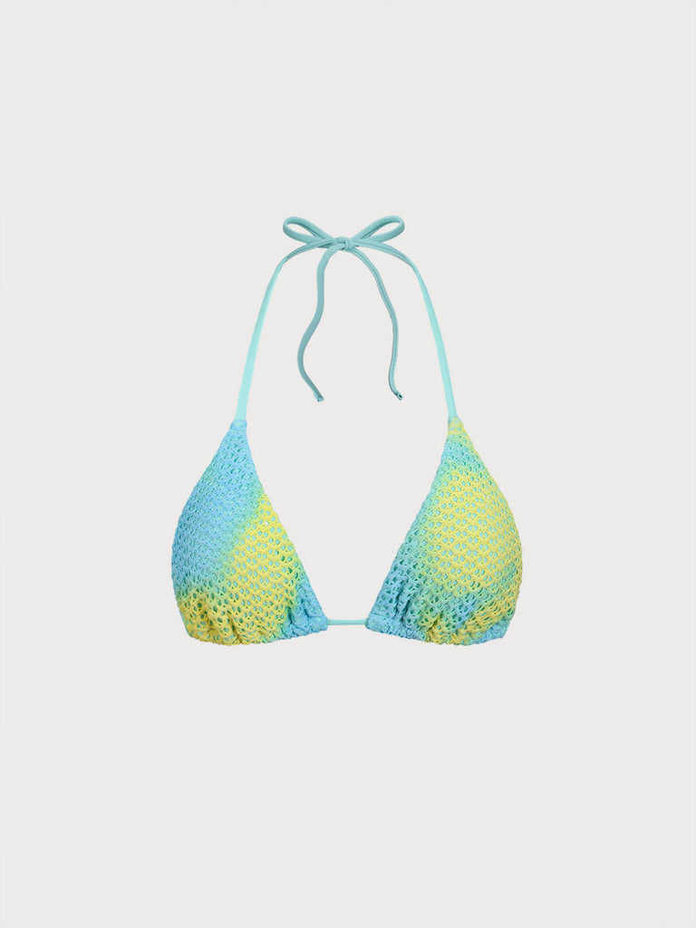 Women Knitted Polyester Bikini Tops Sustainable Bikinis - BERLOOK