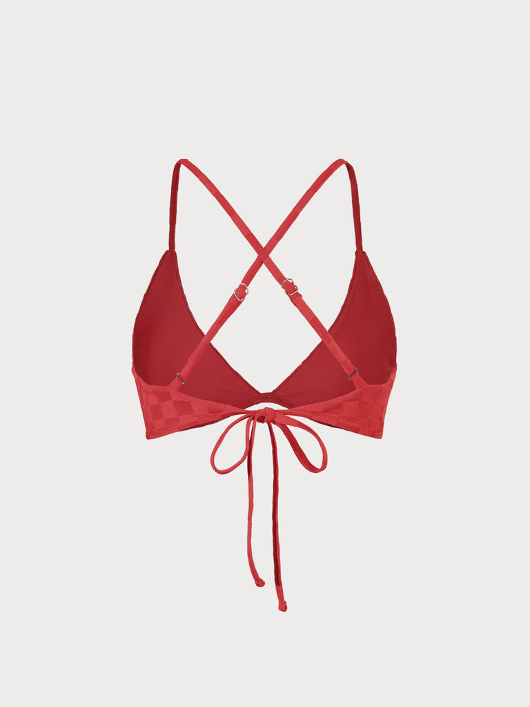 Women Knitted Polyester Bikini Tops Sustainable Bikinis - BERLOOK