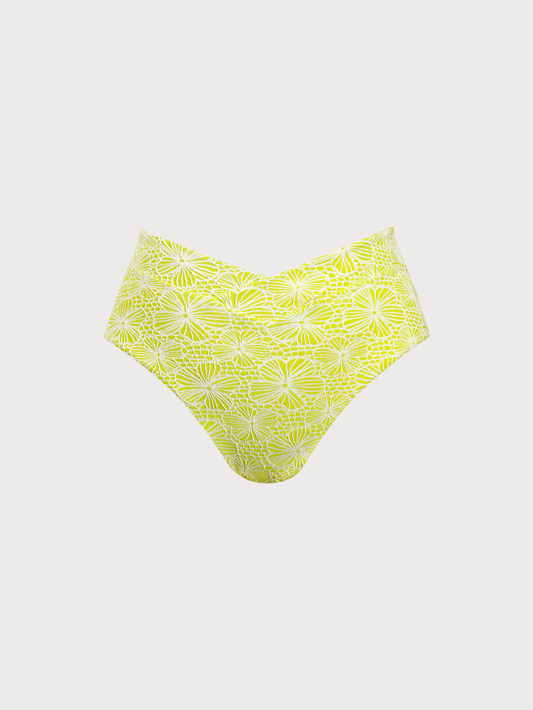 Women Knitted Polyester nylon blended Bikini Bottoms Sustainable Plus Size Bikinis - BERLOOK