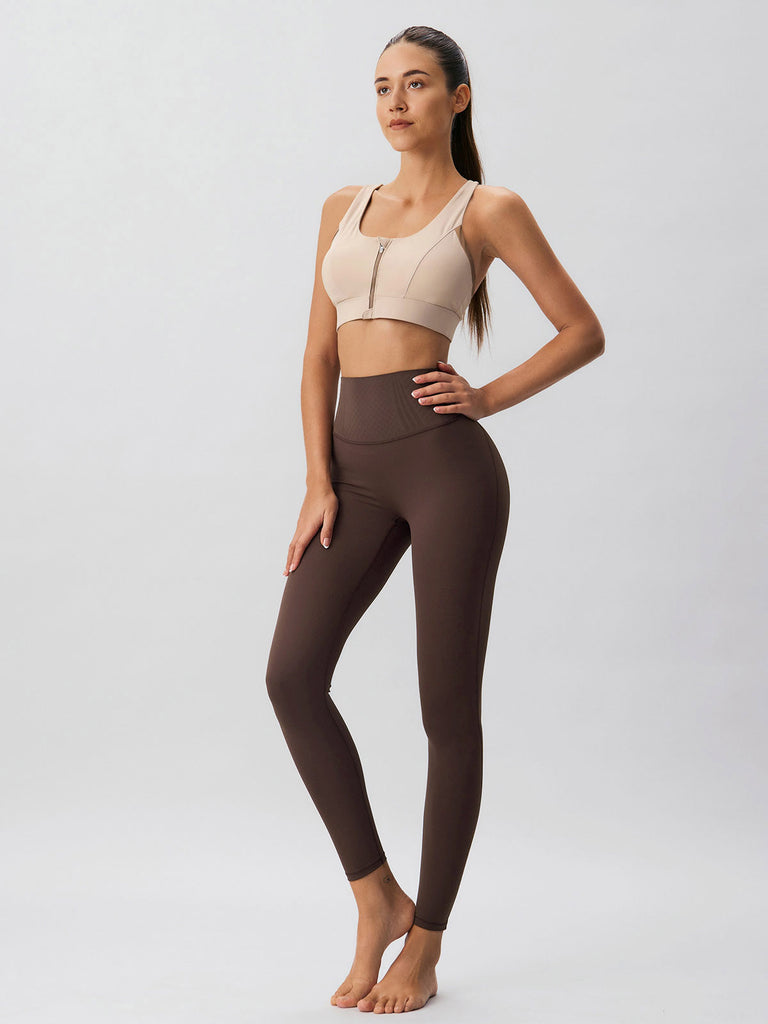 Women'S Knitted Nylon Yoga Leggings Sustainable Yoga Bottoms - BERLOOK