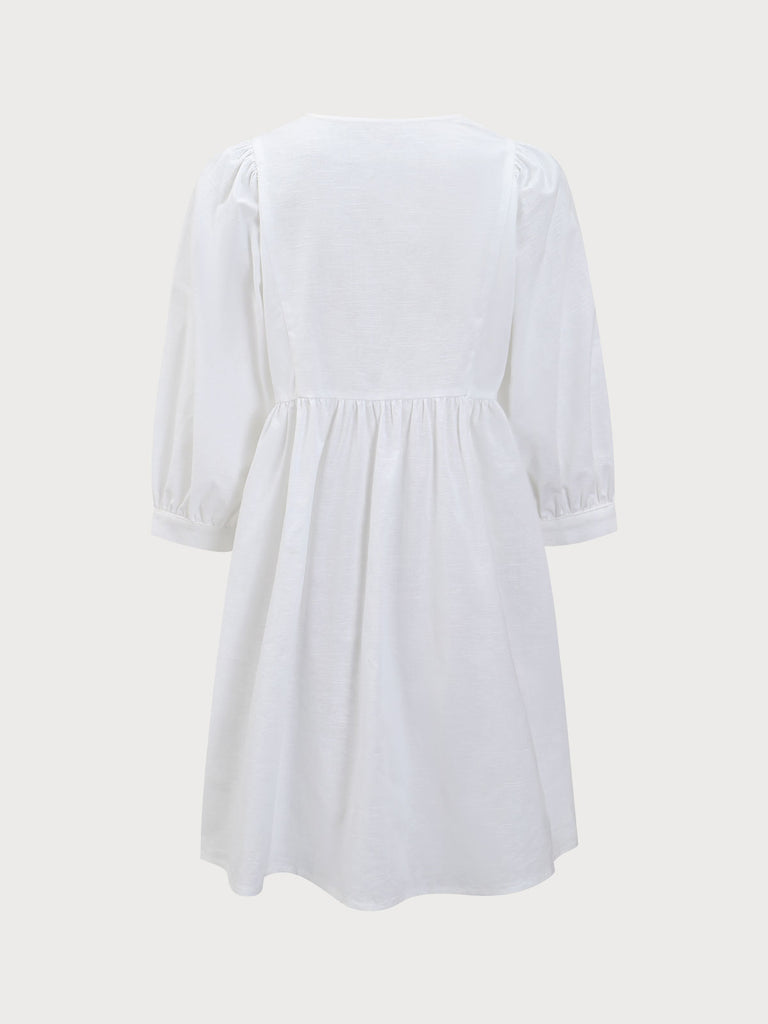 Women'S Woven Cotton and Linen Cover-ups Sustainable Cover-ups - BERLOOK