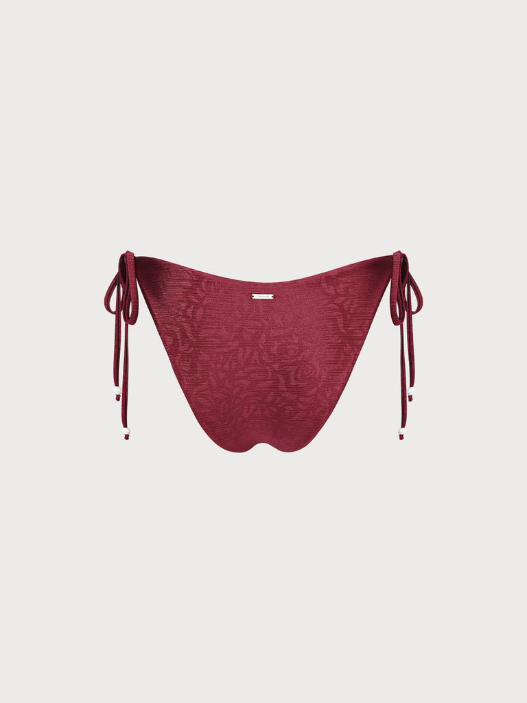 Women's Knitted Polyester Bikini Bottom Sustainable Bikinis - BERLOOK