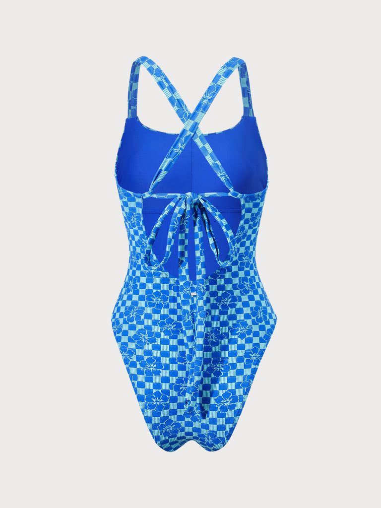 Women's Knitted Polyester One-Piece Swimsuit Sustainable One-Pieces - BERLOOK