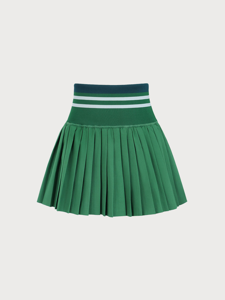 Women's Woven Polyester Yoga Skirts Green Sustainable Yoga Bottoms - BERLOOK