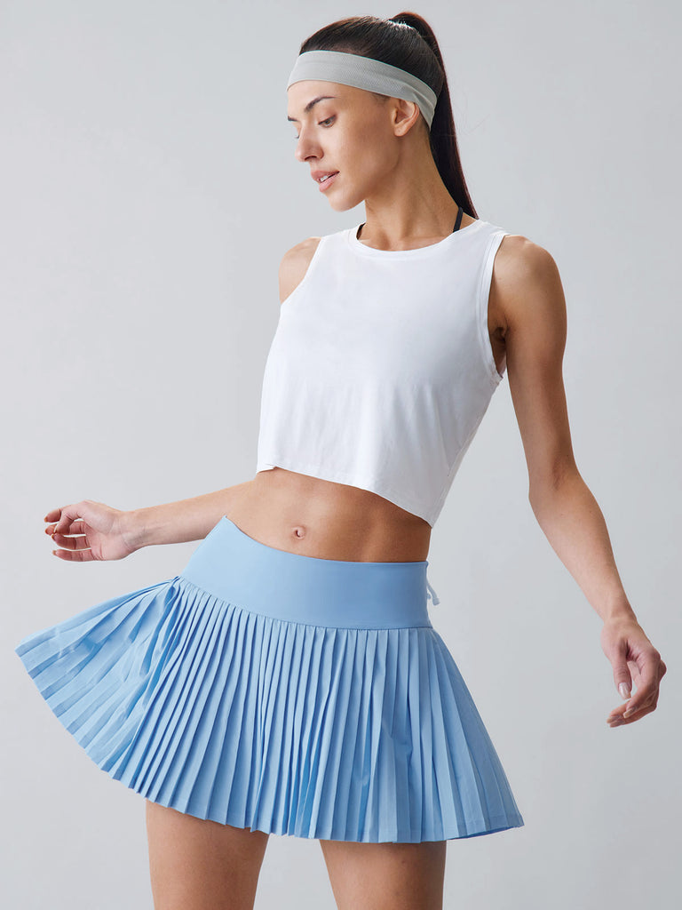 Women's Woven Polyester Yoga Skirts Sustainable Yoga Bottoms - BERLOOK